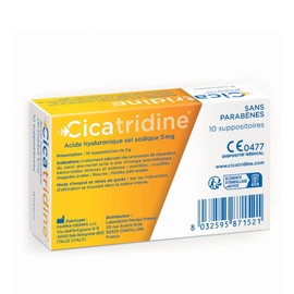 HRA Pharma HRA Pharma Cicatridine Hyaluronic Acid 10 Suppositories