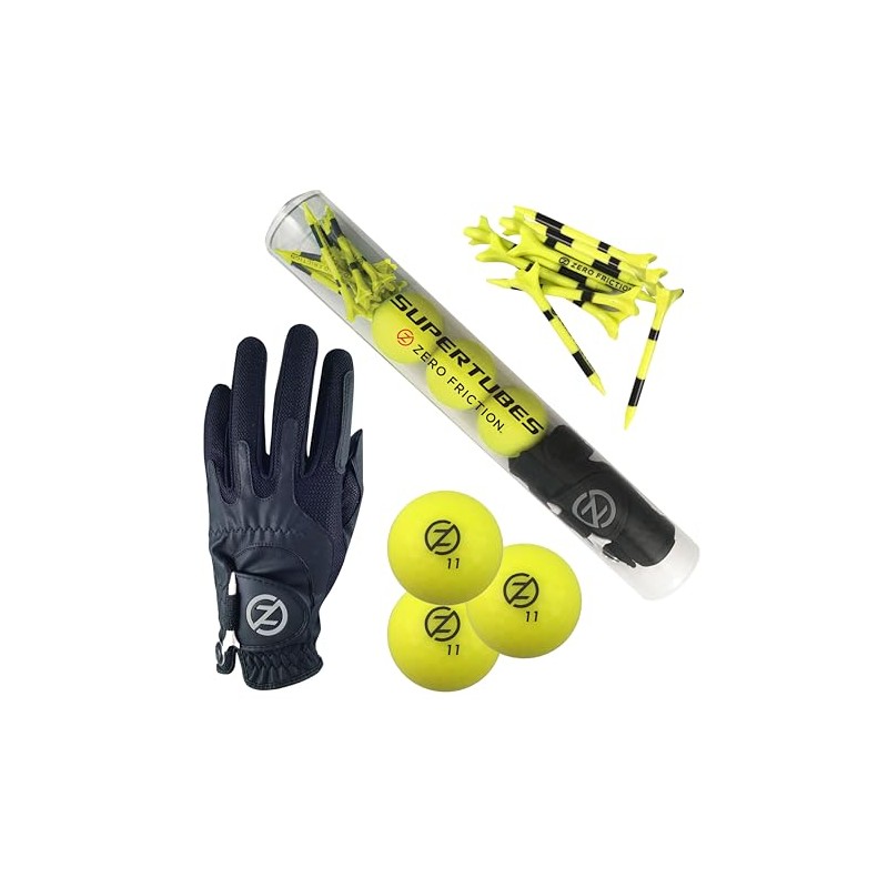Zero Friction Men's SuperTube, Neon Yellow, One Size