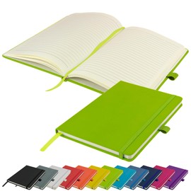 A5 Notebook Ruled Hardcover Diary Notepad Notes Diary (Limone)