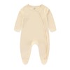 Ecojoy Baby Bamboo Rayon Romper Double Zipper Bodysuit Newborn Infant