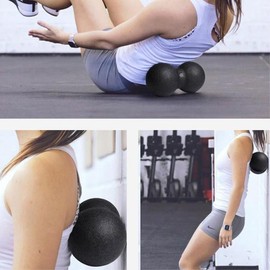 Shoulder muscle relaxation self-stretching peanut massage ball neck calves arms / 어깨 근육풀기 셀프 스트레칭 땅콩 마사지 공 목 종아리 팔