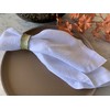 Linen Napkins –100% French Flax – Stonewashed Pure Linen Cloth