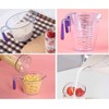 3-Piece Plastic Measuring Cups Set, 8 16 32 oz Capacity