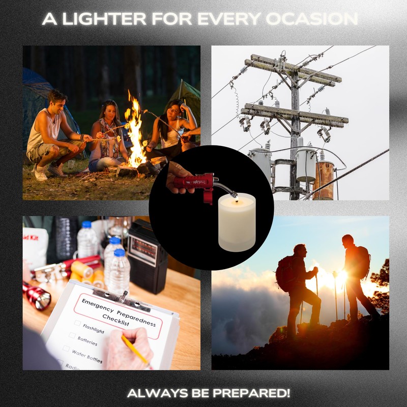 TrueLightEssentials Electric Rechargeable Plasma Lighter - Waterproof USB Arc Lighters