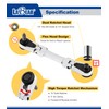 LABEAR - Flexible Dual Ratchet with 1/4" Square Drive &