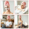 Paquete de 2 toallas de microfibra para el cabello, de