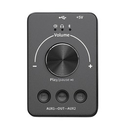 Aswalling Bluetooth-Compatible Volume Controller Knob Computer 3 Volume Control Modes Support One-Click Mute