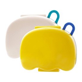 2Pcs DIY Travel Mini Pill Organizer, 7 Compartments Pill Box Compact and Portable Pill Box, Multi-Purpose Organizer for Medication/Jewelry