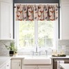 HZOHNAGO Chicken Window Valance Curtains Vintage Rooster and Hen Farm