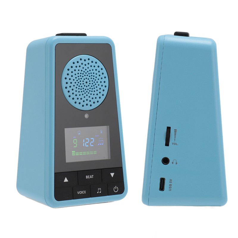 AM 718 Rechargeable 2 in 1 Electronic Digital Metronome 1300mAh