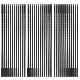 YullSorom 5 Inch Pin End Scroll Saw Blade 18 TPI for Wood, High Carbon Steel 36 Pack