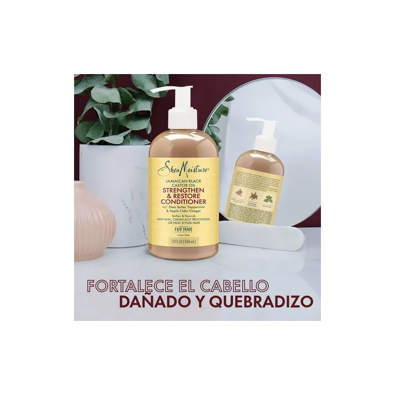 Acondicionador Shea Moisture Jamaica Castor Oil 384 Ml