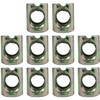 10 PCS Metric M8x11.5mmx14.5mm Barrel Nuts,for M8-1.25 Bolts Cross Dowels