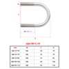 Aopin Round U-Bolt 1.5"(38mm) Inner Width U Bolts Brackets 304