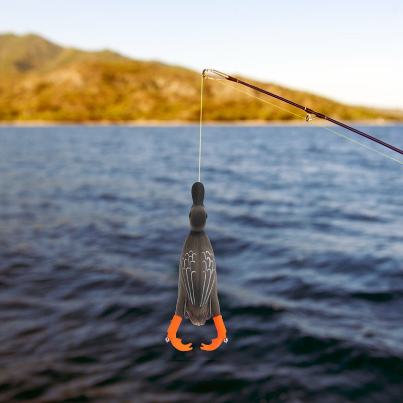 Water Surface Artificial Simulation Duck Fishing Lure Topwater Bait With