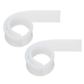 sourcing map Replacement Squeegee Rubber for Window, Glass, Shower Doors, Tile Wall Cleaning, 9.84 Inch, White Pack of 2