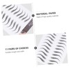 minkissy Eyebrow Transfer Stickers Quick Easy Temporary Eyebrows No Damage