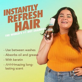 Batiste Dry Shampoo, Dark Hair, Refresh Hair and Absorb Oil Between Washes,...