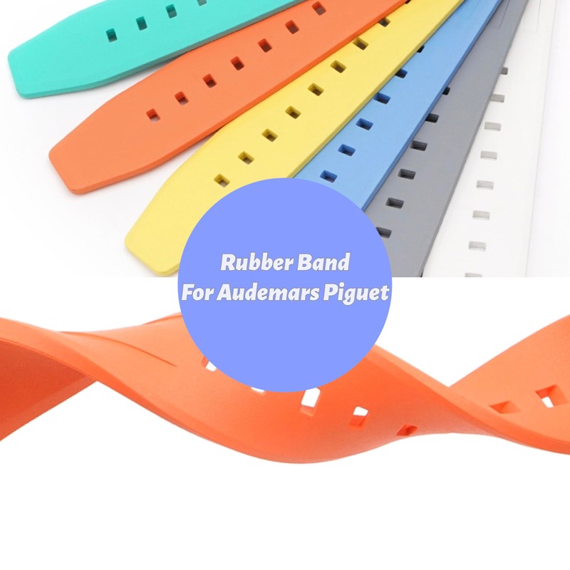 Barak Watches 26mm FKM Rubber Band For Audemars Piguet Watches