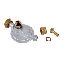 DIPRA 11565 Détendeur GAZ à sécurité with indicateur Safety Gas Pressure Regulator, Silver, Norme