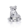 DANRECIN Acrylic Bear Figurine Cute Polar Bear Home Decor Clear