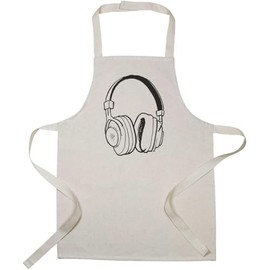 Azeeda 'Headphones' Kid’s Cooking Apron (AP00069886)