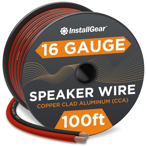 InstallGear InstallGear 16 Gauge Wire AWG Speaker Wires - True