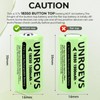 UNROEVS 2 Pack 3.7V 18350 Battery Rechargeable 1500 mAh High