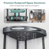 Binecer Corner Shower Caddy Standing, 3 Tier Shower Organizer Stand