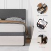 Jojoka Full Queen Size Bed Frame with Upholstered Headboard and