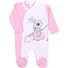Baby Rompers | Girls | Long Sleeve | 100% Cotton | Overall | Playsuit | One-Piece Bodysuit | Baby Clothes | Romper Suit - Pink (pink 1), size: 68