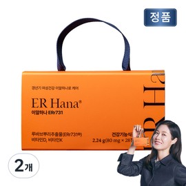 Ealhana ERr731 Middle-aged women's nutritional supplement, 2 packs, 28 tablets / 이알하나 ERr731 중년 여성 영양제, 2개, 28정
