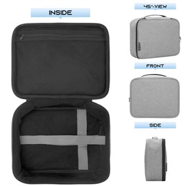 Kislane Soft Carrying Case Compatible with Oculus Quest 2 Vr, Carrying Case for Oculus Quest 2 Headset Fits for Travel, Home, Outdoor, Not Compatible with Elite Strap(Grey)