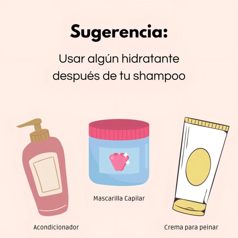 Shampoo Zaire Anticaída y para Crecimiento con Biotina, Keratina y