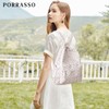 PORRASSO Backpack Casual Daypack Women Lightweight Rucksack Large Nylon Bookbag