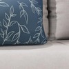 Outdoor Printed Lumbar Pillow 14 x 26 in Blue