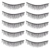 BIUDECO Pairs Natural False Eyelashes Lash Kit Full Length Width