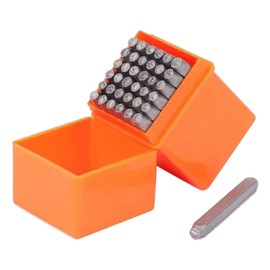 37Pcs Number Letter Punch Set Letter and Number Metal Stamping Set for Imprinting On Metal Jewelry Wood Plastic Leather