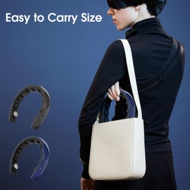 Upgraded H2 Electric Scalp Massager Head Massager for Hair Growth & Regrowth with Heating 10 Vibrating Contacts Laser Therapy for Hair Growth Hair Stimulation-Hairband, Black