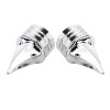 Unbranded Chrome Front Axle Nut Covers For Harley Road King