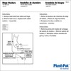 Plumb Pak PP835-41 Toilet Seat Hinge Washer, White