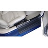 C5 Corvette Door Sill Ease Protectors - Sill Plate Protection for 1997-2004 C5 & Z06 Corvettes (Black w/White Letters)