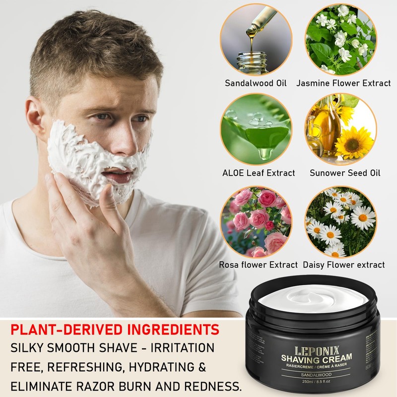Shaving Cream - 250g - Luxury Large Size Shaving Cream