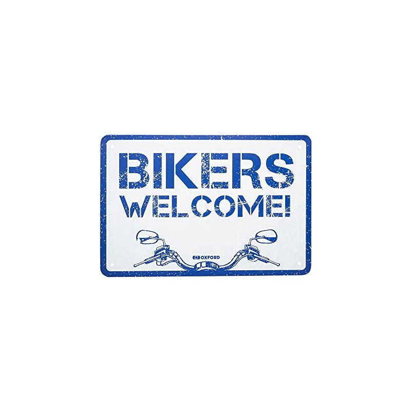 Oxford Products Motorcycle Metal Sign Garage Shed Workshop