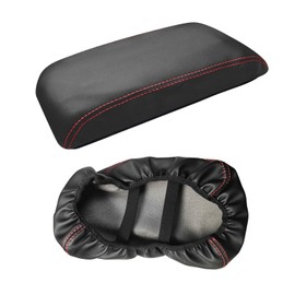 SUNBREATH Compatible with Center Console Armrest Cover for Toyota Camry 2012 2013 2014 2015 2016 2017 Leather Arm Rest Storage Box Lids Cushion Protector Pad