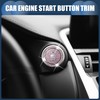Partuto Universal Bling Car Engine Start Stop Button Cover, One