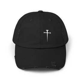 Cap Minimalist Cross Design, Embroidered Faith Cap Baseball Caps Hat Cowboy Hat Christian God Black