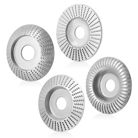 4 Angle Grinder Discs Serrated Discs Carbide Wood Sanding Discs for Polishing, Engraving and Grinding