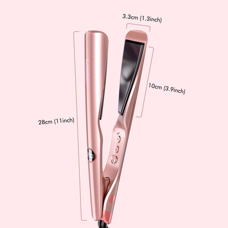 LANDOT Hair Straightener and Curler 2 in 1 Twist Straightening