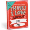 About You Book Fill in the Love Fill-in-the-Blank Book Gift